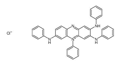 5-phenyl-2,3,7-tris(phenylamino)phenazinium chloride结构式
