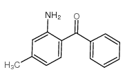2-氨基-4-甲基二苯甲酮结构式