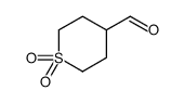 四氢-2H-硫代吡喃-4-羧醛 1,1-二氧化物结构式