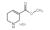 1,2,5,6-四氢吡啶-3-羧酸甲酯结构式