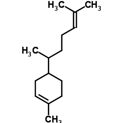 4-(1,5-二甲基-4-己烯亚基)-1-甲基环己烯结构式