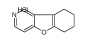 6,7,8,9-tetrahydro-[1]benzofuro[3,2-c]pyridin-2-ium,chloride结构式