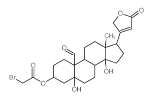 Strophanthidin, 3-bromoacetate结构式