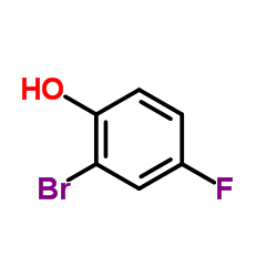 2-溴-4-氟苯酚结构式