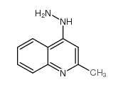 4-肼基-2-甲基喹啉结构式