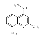 2,8-二甲基-4-肼基喹啉结构式