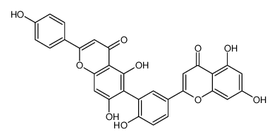 罗波斯塔双黄酮结构式