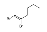 1,2-dibromohex-1-ene结构式