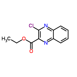 3-氯喹喔啉-2-甲酸乙酯结构式