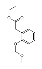 ethyl 2-[2-(methoxymethoxy)phenyl]acetate结构式