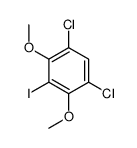 1,5-dichloro-3-iodo-2,4-dimethoxybenzene结构式