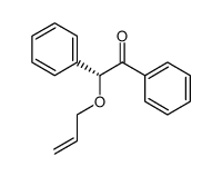 (R)-2-allyloxy-1,2-diphenylethanone结构式