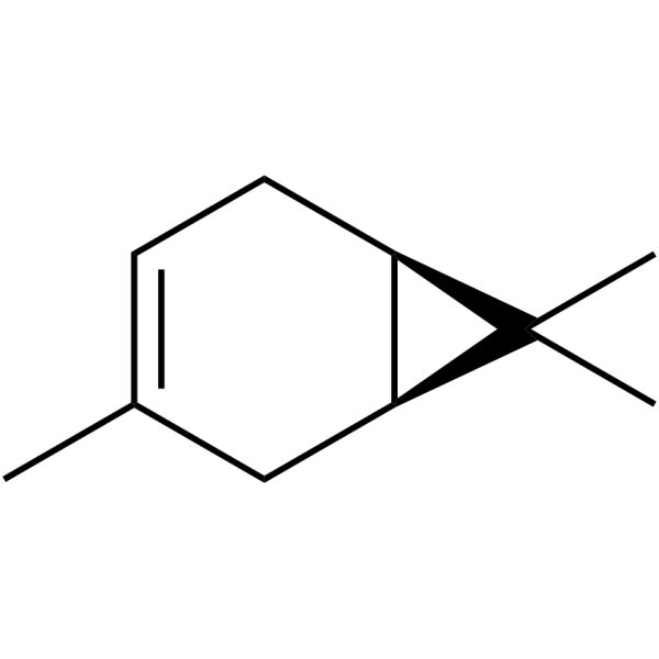 (1S)-(+)-3-蒈烯结构式