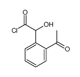 (R)-O-乙酰基扁桃酸酰氯结构式