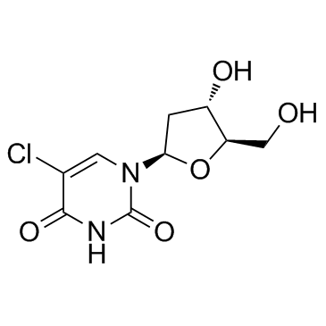 CldU(5-氯-2'-脱氧尿苷)结构式