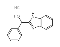1H-Benzimidazole-2-methanol,a-phenyl-结构式