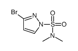 3-溴-N,N-二甲基-1H-吡唑-1-磺酰胺结构式