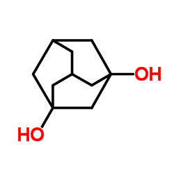 1,3-二羟基金刚烷结构式