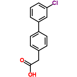 4-联苯-3-氯乙酸结构式