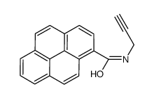 N-prop-2-ynylpyrene-1-carboxamide结构式