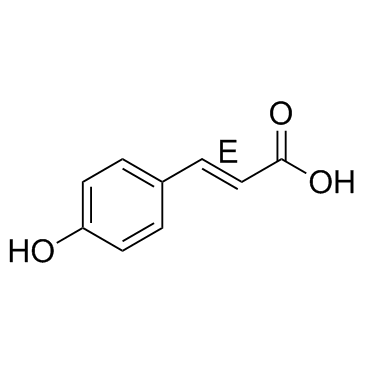 反式对羟基肉桂酸结构式