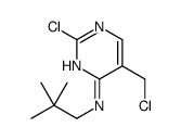 2-氯-5-(氯甲基)-N-(2,2-二甲基丙基)-4-氨基嘧啶结构式