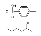 heptan-2-ol,4-methylbenzenesulfonic acid结构式