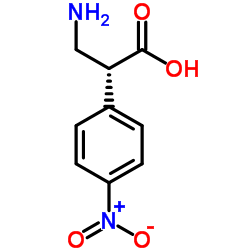 (R)-3-氨基-3-(4-硝基苯基)丙酸结构式