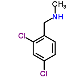 N-甲基-2,4-二氯苄胺结构式