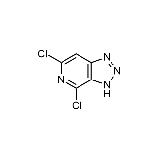 4,6-二氯-3H-[1,2,3]三唑并[4,5-c]吡啶结构式