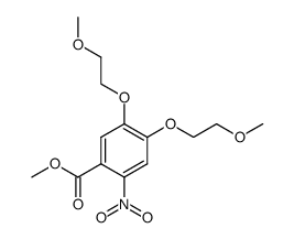 METHYL ESTER, 4,5-BIS(2-METHOXYETHOXY)-2-NITROBENZOIC ACID结构式
