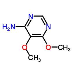 4-氨基-5,6-二甲氧基嘧啶结构式