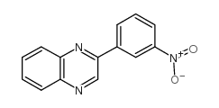 2-(3-硝基苯基)喹噁啉结构式