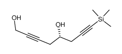 (S)-8-(trimethylsilyl)octa-2,7-diyne-1,5-diol结构式