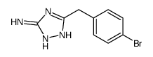 5-(4-溴苄基)-4H-1,2,4-三唑-3-胺结构式