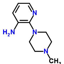 2-(4-甲基哌嗪)-3-氨基吡啶结构式