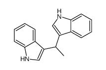 3-[1-(1H-indol-3-yl)ethyl]-1H-indole结构式