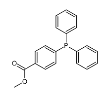 methyl 4-diphenylphosphanylbenzoate结构式