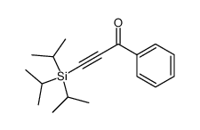 1-phenyl-3-(triisopropylsilyl)prop-2-yn-1-one结构式