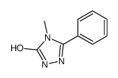 4-methyl-3-phenyl-1H-1,2,4-triazol-5-one结构式