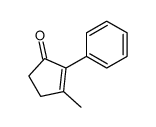 3-methyl-2-phenylcyclopent-2-en-1-one结构式