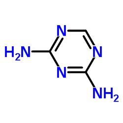 2,4-二氨基-1,3,5-三嗪结构式