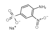 2-硝基苯胺-4-磺酸钠盐结构式