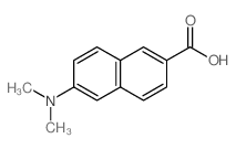 6-(Dimethylamino)-2-naphthoic acid结构式