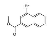 1-溴-3-萘酸甲酯结构式