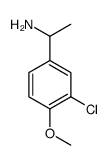 Benzenemethanamine, 3-chloro-4-methoxy-.alpha.-methyl-结构式