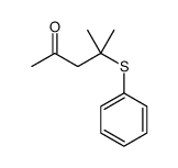 4-methyl-4-phenylsulfanylpentan-2-one结构式