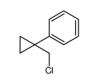 [1-(chloromethyl)cyclopropyl]benzene结构式