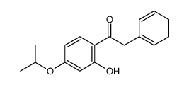 1-(2-hydroxy-4-propan-2-yloxyphenyl)-2-phenylethanone结构式