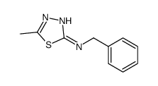 N-benzyl-5-methyl-1,3,4-thiadiazol-2-amine结构式